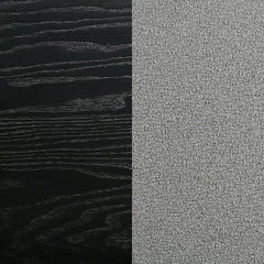Arini Black / Grey Eastern King Upholstered Panel Bed - Ornate Home