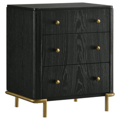 Arini Black / Natural 5-piece Eastern King Rattan Bedroom Set - Ornate Home