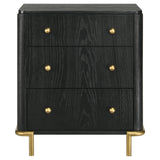 Arini Black Nightstand - Ornate Home