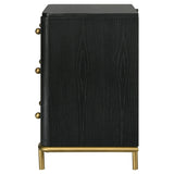 Arini Black Nightstand - Ornate Home