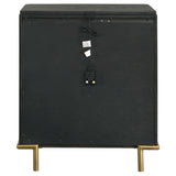 Arini Black Nightstand - Ornate Home