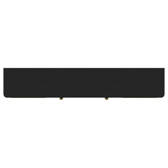 Arini Black Rattan Cane 2-door TV Stand Media Console - Ornate Home
