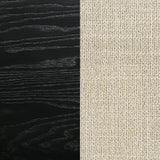 Arini Cream and Black 4-piece Eastern King Bedroom Set - Ornate Home