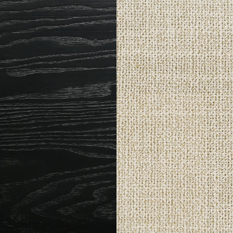 Arini Cream and Black 4-piece Queen Bedroom Set - Ornate Home