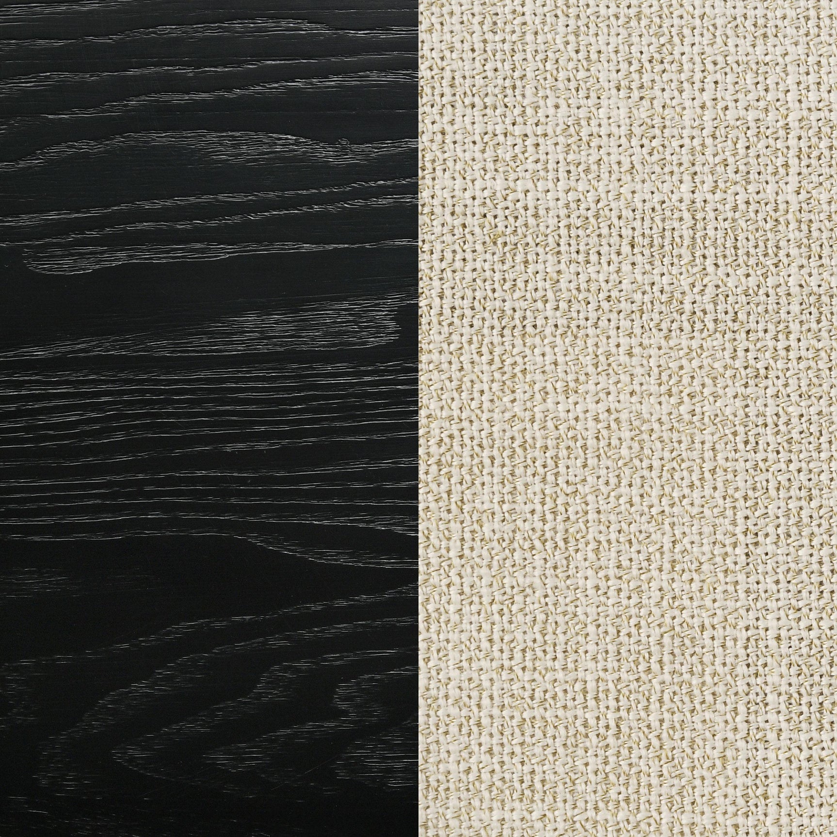 Arini Cream and Black 56-inch Queen Panel Bed - Ornate Home