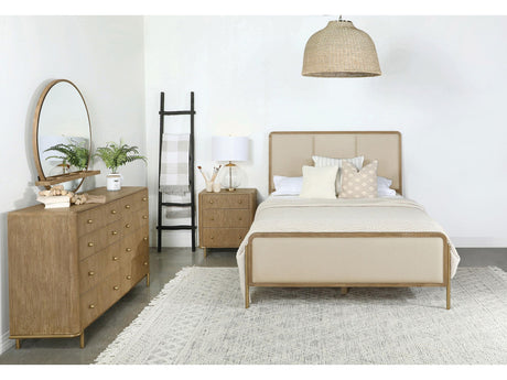 Arini Cream and Sand Wash 4-piece California King Bedroom Set - Ornate Home