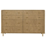 Arini Cream and Sand Wash 5-piece California King Bedroom Set - Ornate Home