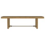 Arini Sand Wash 104-inch Extension Leaf Dining Table - Ornate Home