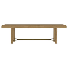Arini Sand Wash 104-inch Extension Leaf Dining Table - Ornate Home