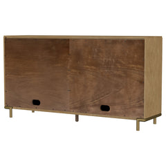 Arini Sand Wash 2-drawer Cane Door Dining Sideboard Server - Ornate Home