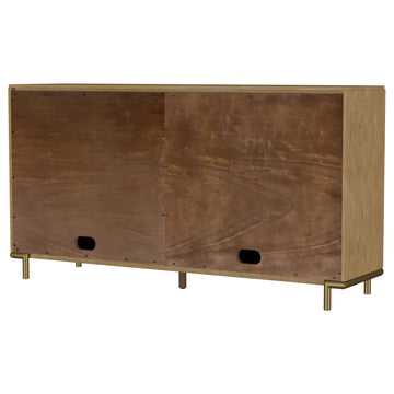 Arini Sand Wash 2-drawer Cane Door Dining Sideboard Server - Ornate Home