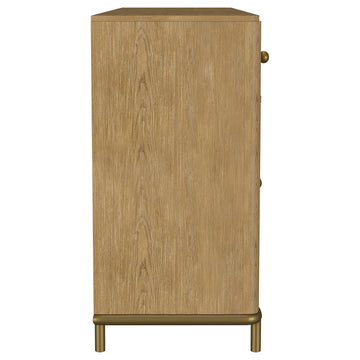 Arini Sand Wash 2-drawer Cane Door Dining Sideboard Server - Ornate Home