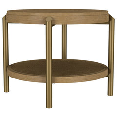 Arini Sand Wash 3-piece Round Coffee and End Table Set - Ornate Home