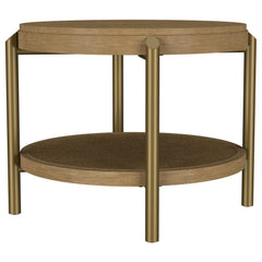 Arini Sand Wash 3-piece Round Coffee and End Table Set - Ornate Home