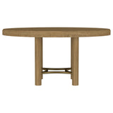 Arini Sand Wash 60-inch Round Wood Dining Room Table - Ornate Home