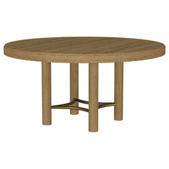 Arini Sand Wash 7-piece Round Dining Room Table Set - Ornate Home