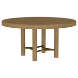 Arini Sand Wash 7-piece Round Dining Room Table Set - Ornate Home