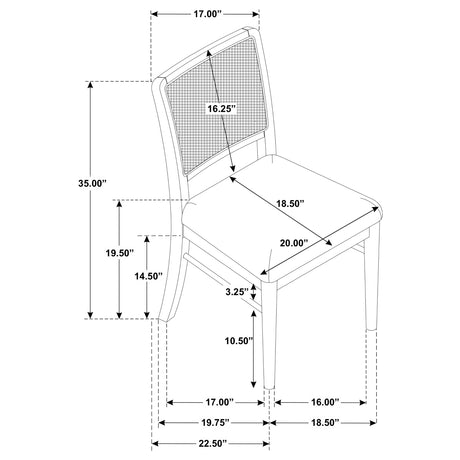 Arini Sand Wash 9-piece Extension Leaf Dining Table Set - Ornate Home