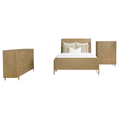 Arini Sand Wash And Natural 3-Piece Queen Bedroom Set Cane - Ornate Home