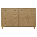 Arini Sand Wash And Natural 3-Piece Queen Bedroom Set Cane - Ornate Home