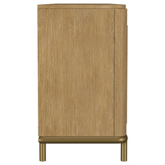 Arini Sand Wash Rattan Cane 2-door TV Stand Media Console - Ornate Home