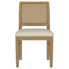 Arini Sand Wash Rattan Cane Dining Side Chair (Set of 2) - Ornate Home