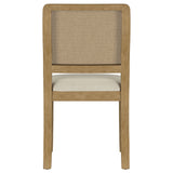 Arini Sand Wash Rattan Cane Dining Side Chair (Set of 2) - Ornate Home