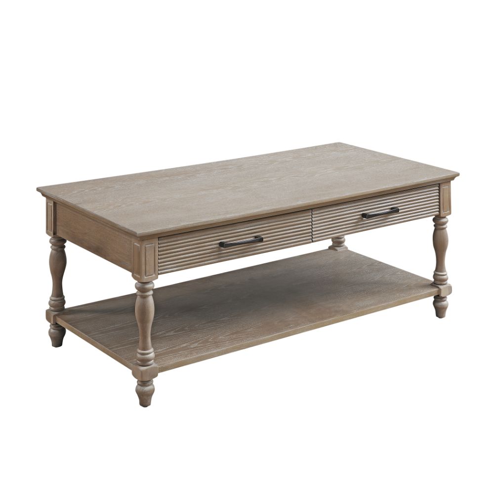Ariolo Weathered Oak Coffee Table - Ornate Home