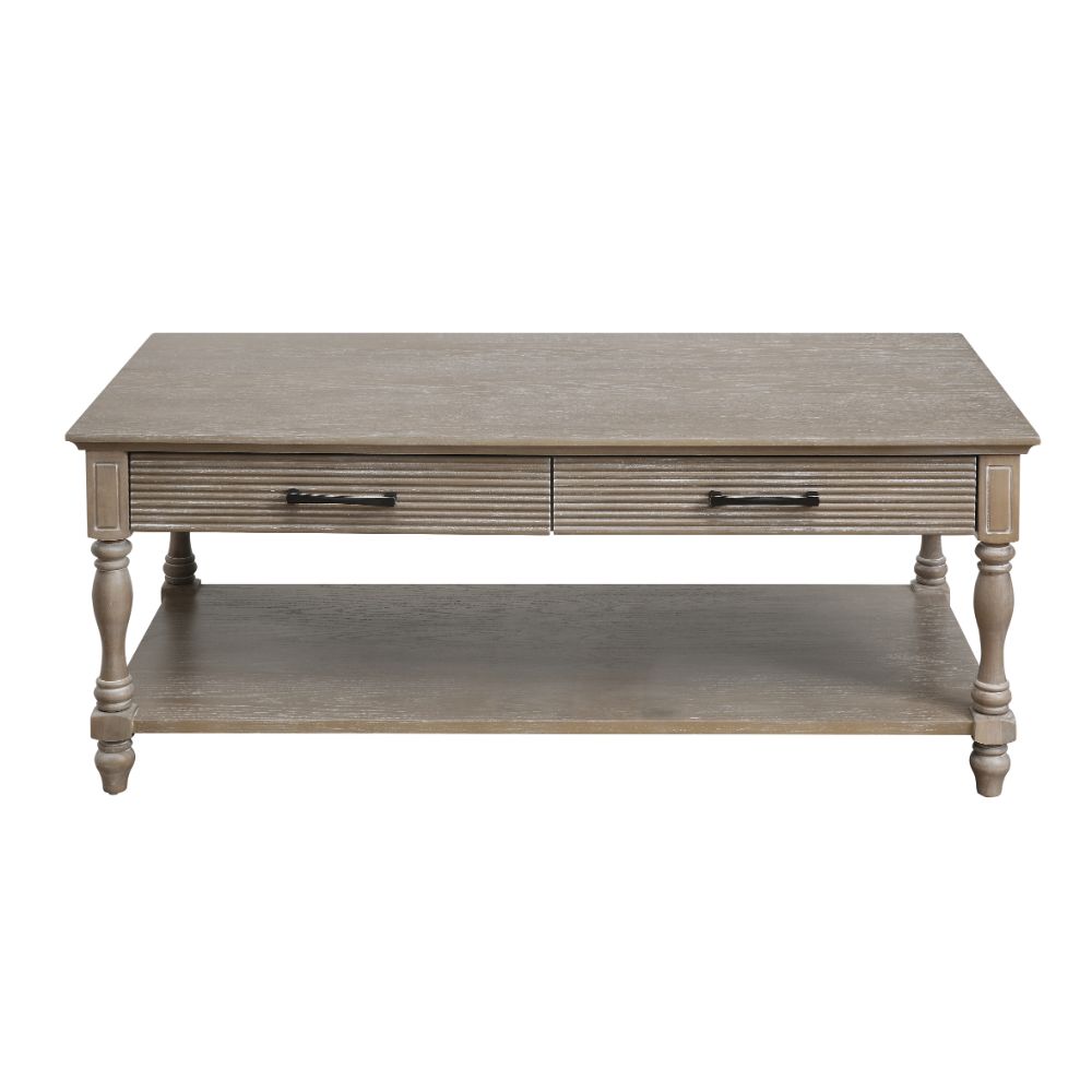 Ariolo Weathered Oak Coffee Table - Ornate Home