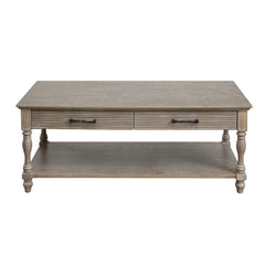 Ariolo Weathered Oak Coffee Table - Ornate Home