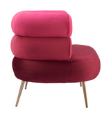 Arish Red Accent Chair - Ornate Home
