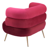 Arish Red Accent Chair - Ornate Home
