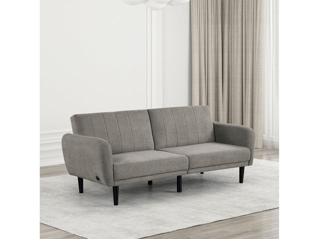 Aristide Gray Futon Sofa - Ornate Home