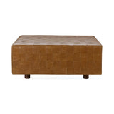 Aristo Autum Maple Square Ottoman - Ornate Home
