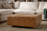 Aristo Autum Maple Square Ottoman - Ornate Home