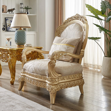 Aristocrat Line Beige Chair / HD-C9023 - Ornate Home
