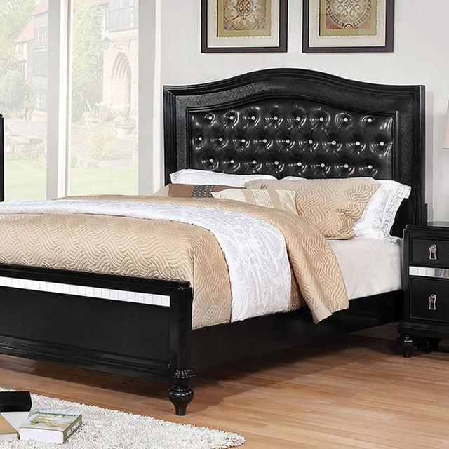Ariston Black Cal.King Bed - Ornate Home
