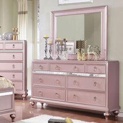 Ariston Rose Gold 4 Pc. Twin Bedroom Set - Ornate Home