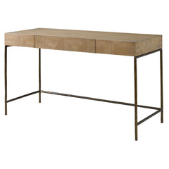 Aristotle Woodtone Natural Wood Modern Desk - Ornate Home
