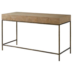 Aristotle Woodtone Natural Wood Modern Desk - Ornate Home