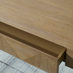 Aristotle Woodtone Natural Wood Modern Desk - Ornate Home