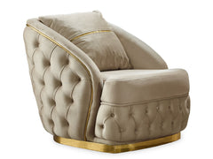 Arizona Beige Chair - Ornate Home