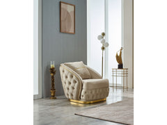 Arizona Beige Chair - Ornate Home