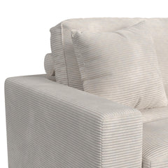 Arizona Steno Beige 3-Piece Modular Sectional with RHF Chaise