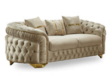 Arizona Beige Stationary Loveseat