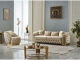 Arizona Beige Stationary Sofa
