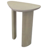 Arjona Honey Oak Contemporary Triangular End Table With Oak Veneer