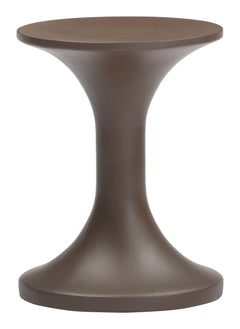 Arka Brown Outdoor Side Table - Ornate Home