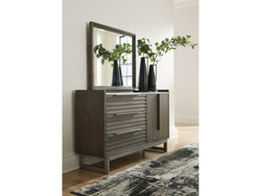 Arkenton Grayish Brown Dresser and Mirror - Ornate Home