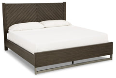 Arkenton Grayish Brown King Panel Bed - Ornate Home